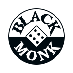 Logo Black Monk Games - partnera Pilkonowego Games Roomu 2021.