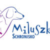 Pilkon partnerem Schroniska Miluszków. Logo Schroniska Miluszków.